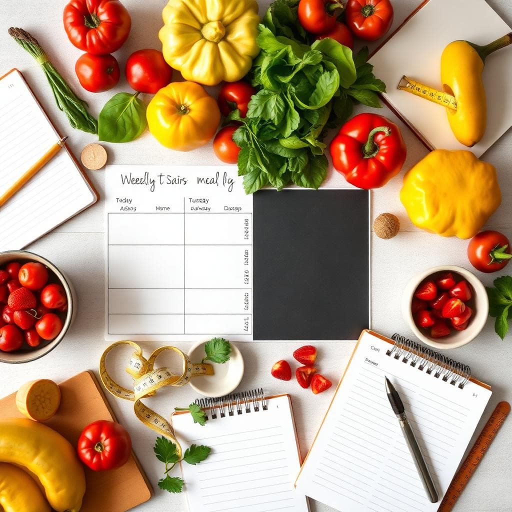 Heti táplálkozási terv